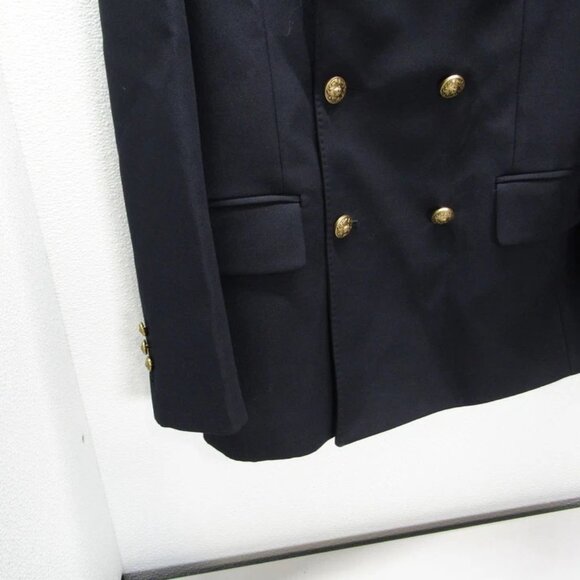 NEW GOLDEN GOOSE Men's Dave Double-Breasted Blazer Size 46 Navy Blue – Tailored - Picture 3 of 16
